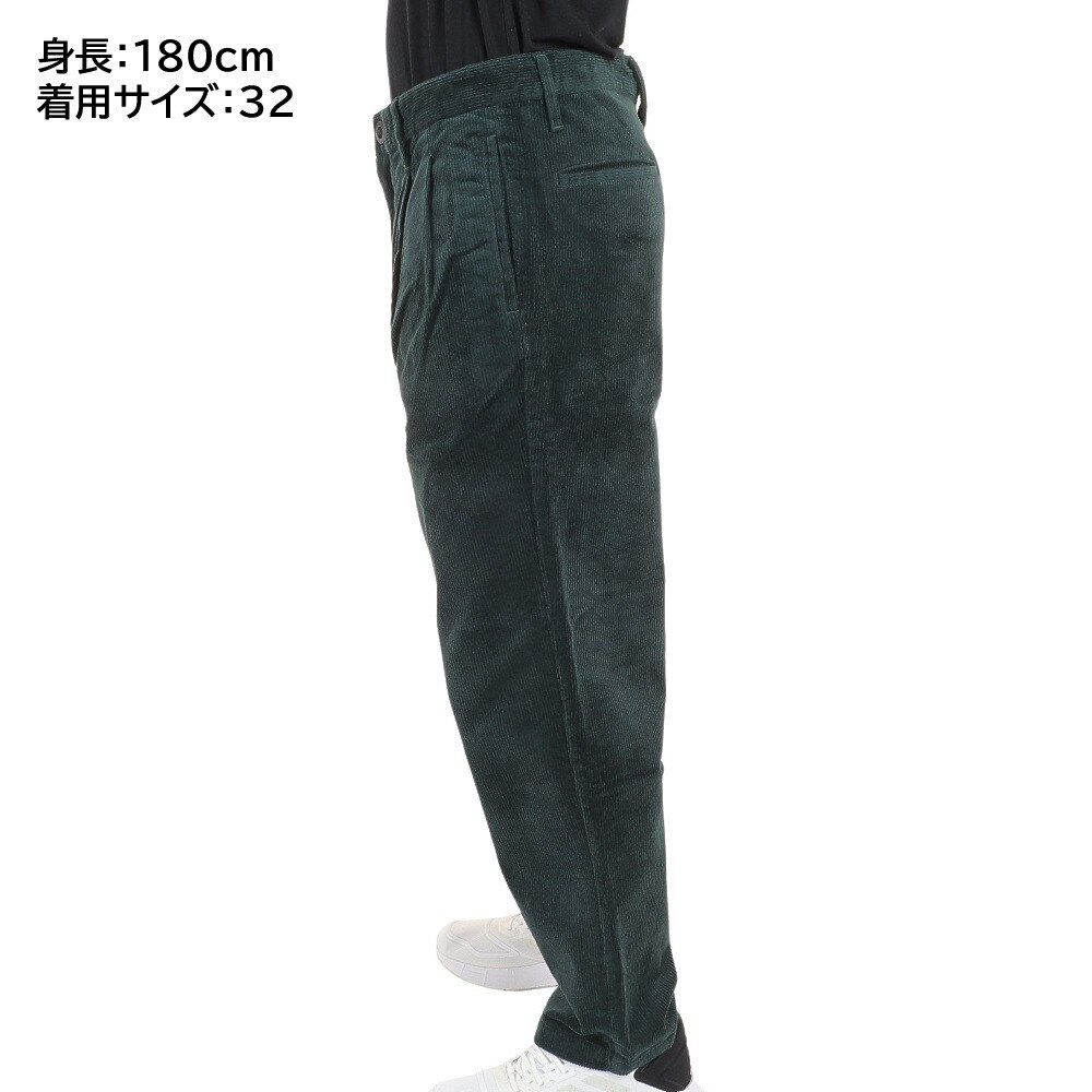 ボルコム（Volcom）（メンズ）LOUIE LOPEZ TAPERED CORDUROY PANTS CEDAR GREEN 22 A1132206 CDG