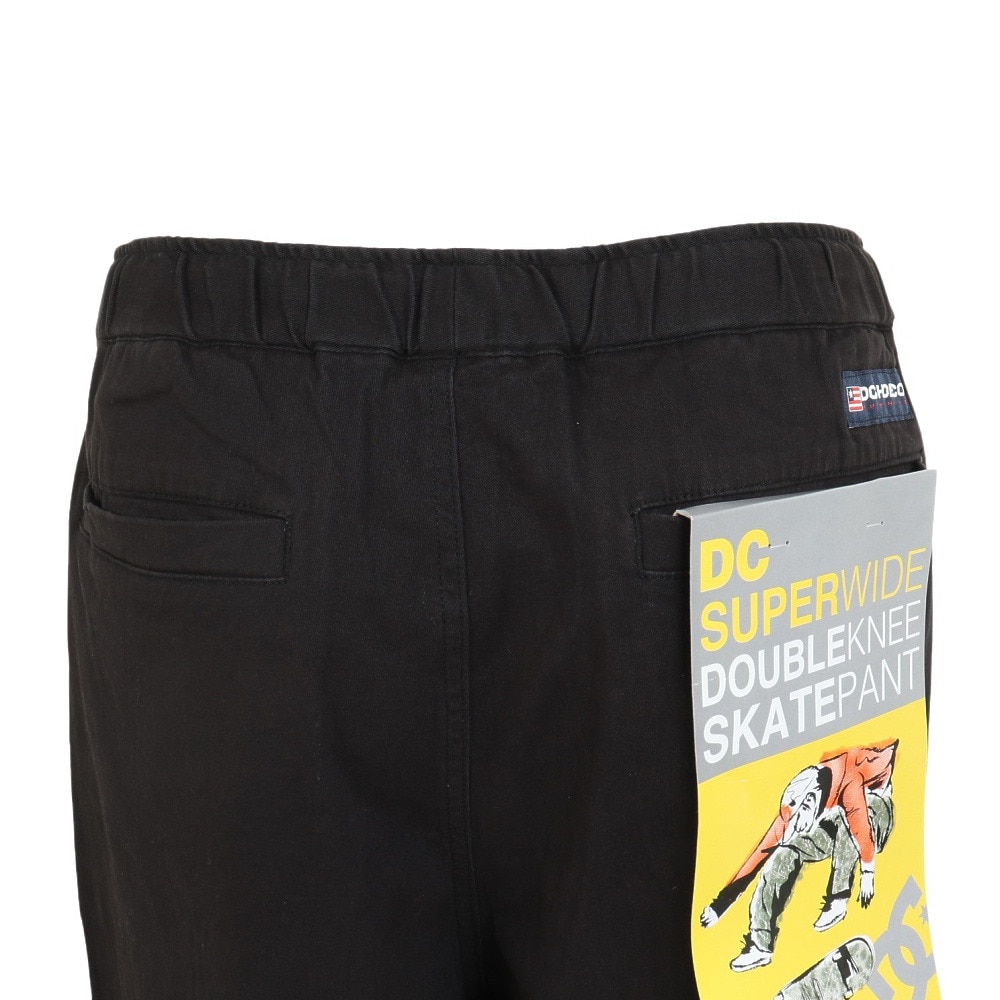 ディーシーシューズ（DC SHOES）（メンズ）23 SUPER WIDE ダブルニーパンツ 23SPDPT231026BLK
