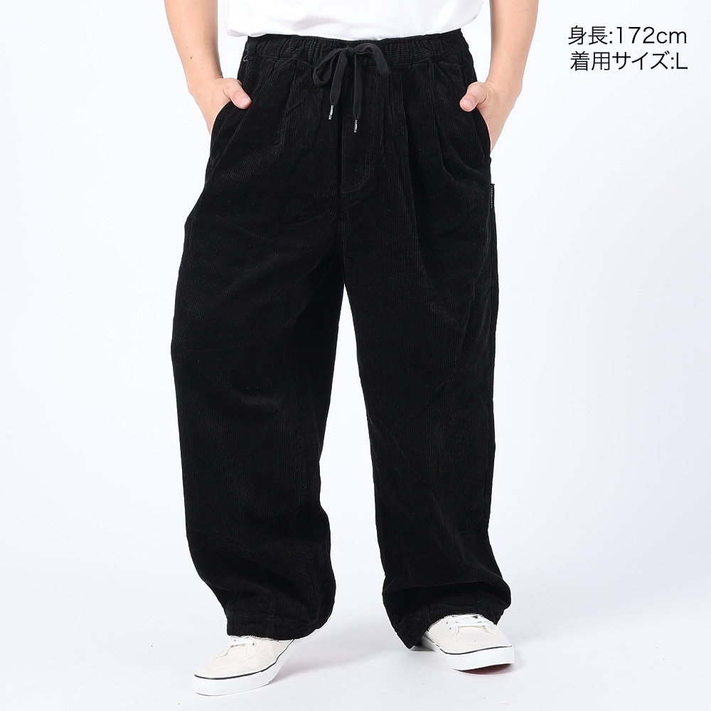 ディーシーシューズ（DC SHOES）（メンズ）BIG CORDUROY PANT コーデュロイパンツ 23FWDPT234057BLK