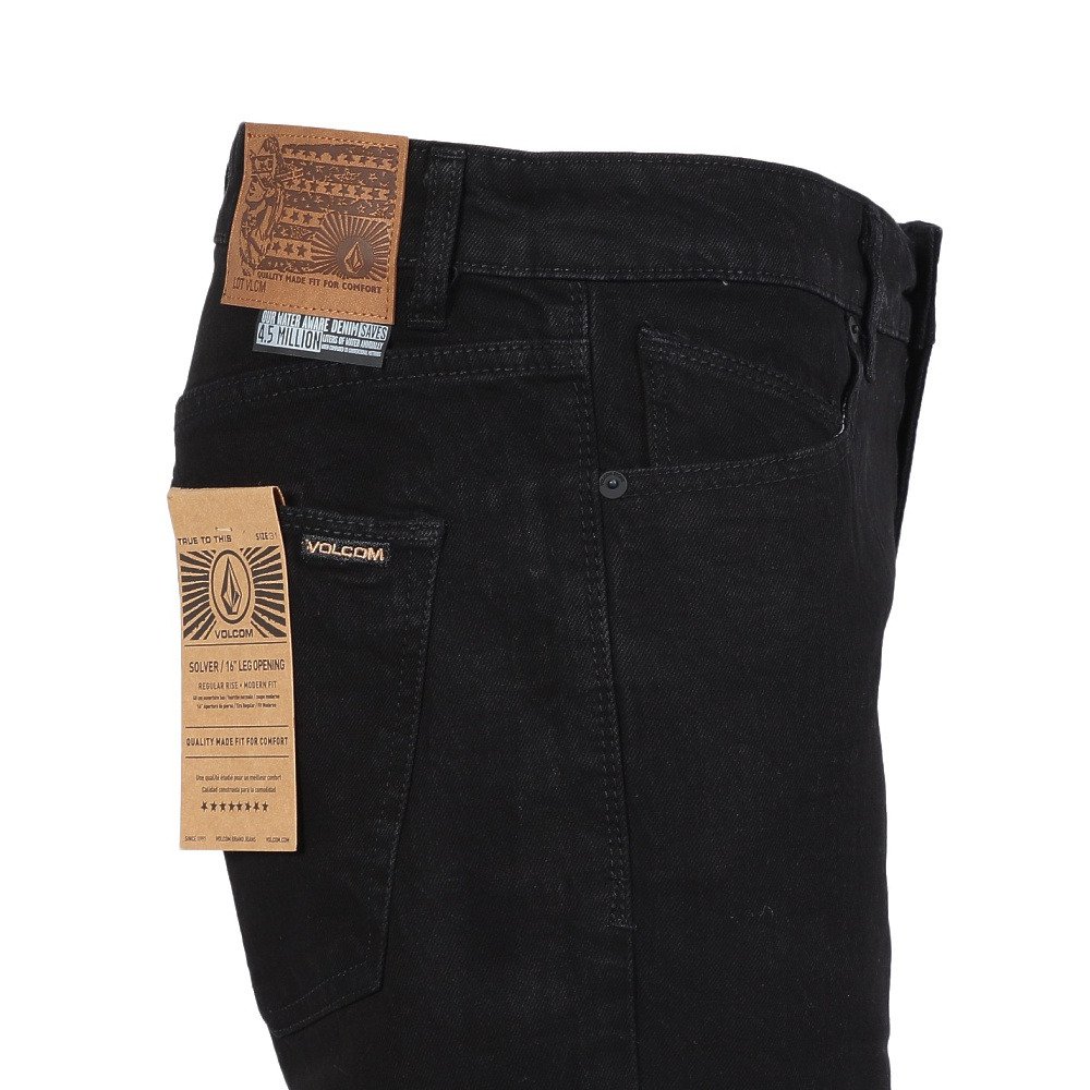 ボルコム（Volcom）（メンズ）SOLVER STRTCH DNM パンツ A1902004-BLK