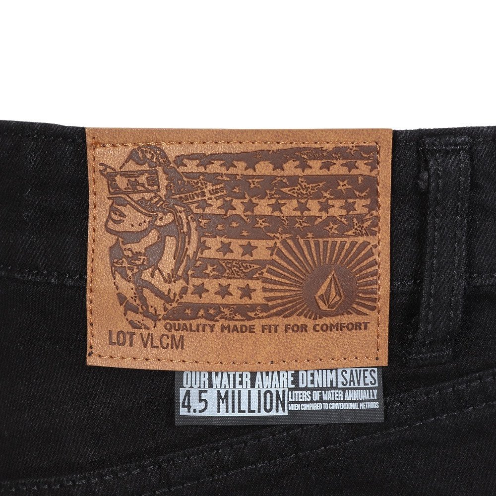 ボルコム（Volcom）（メンズ）SOLVER STRTCH DNM パンツ A1902004-BLK