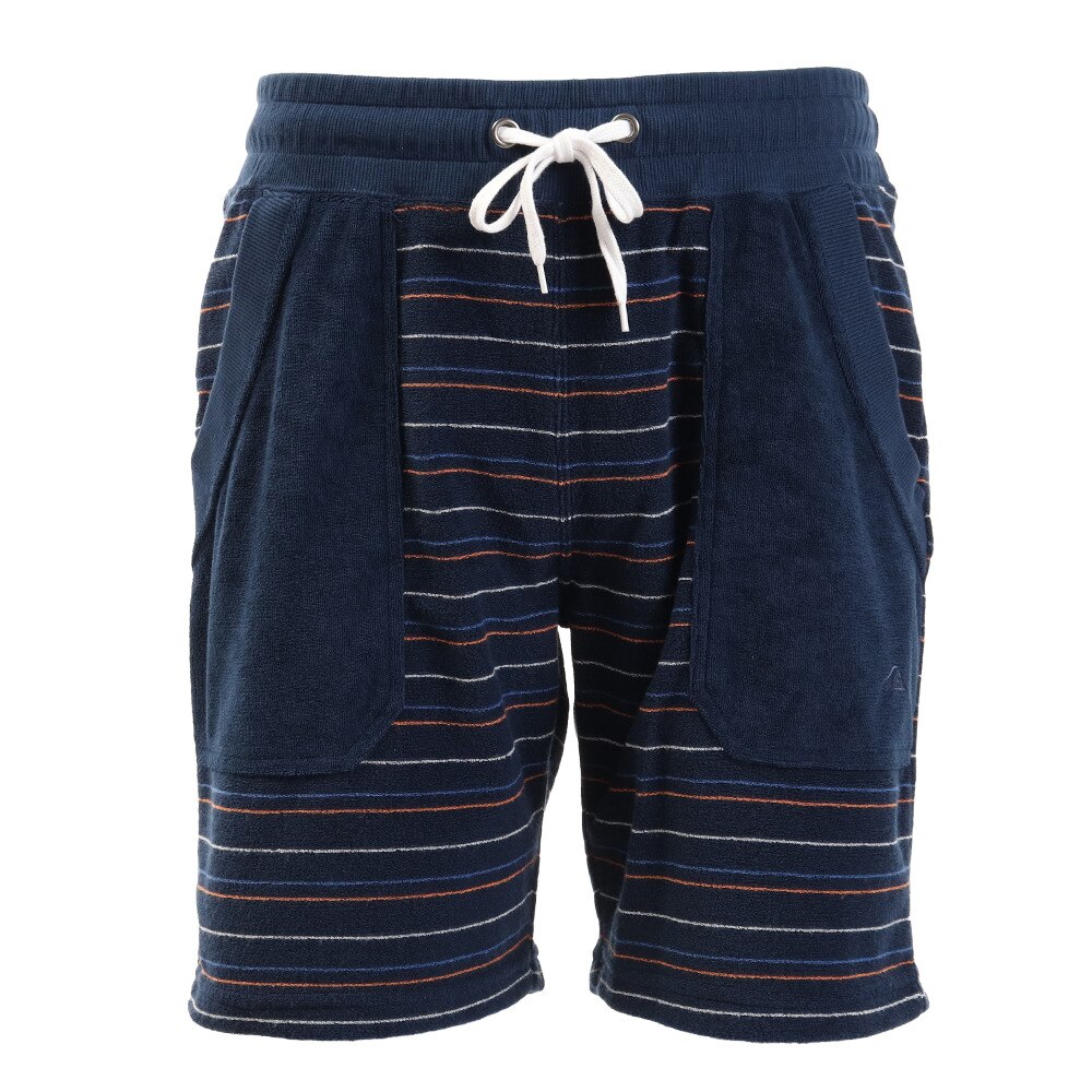  ハーフパンツ STRIPED PILE ショートパンツ QWS182017NVY2 オンライン価格