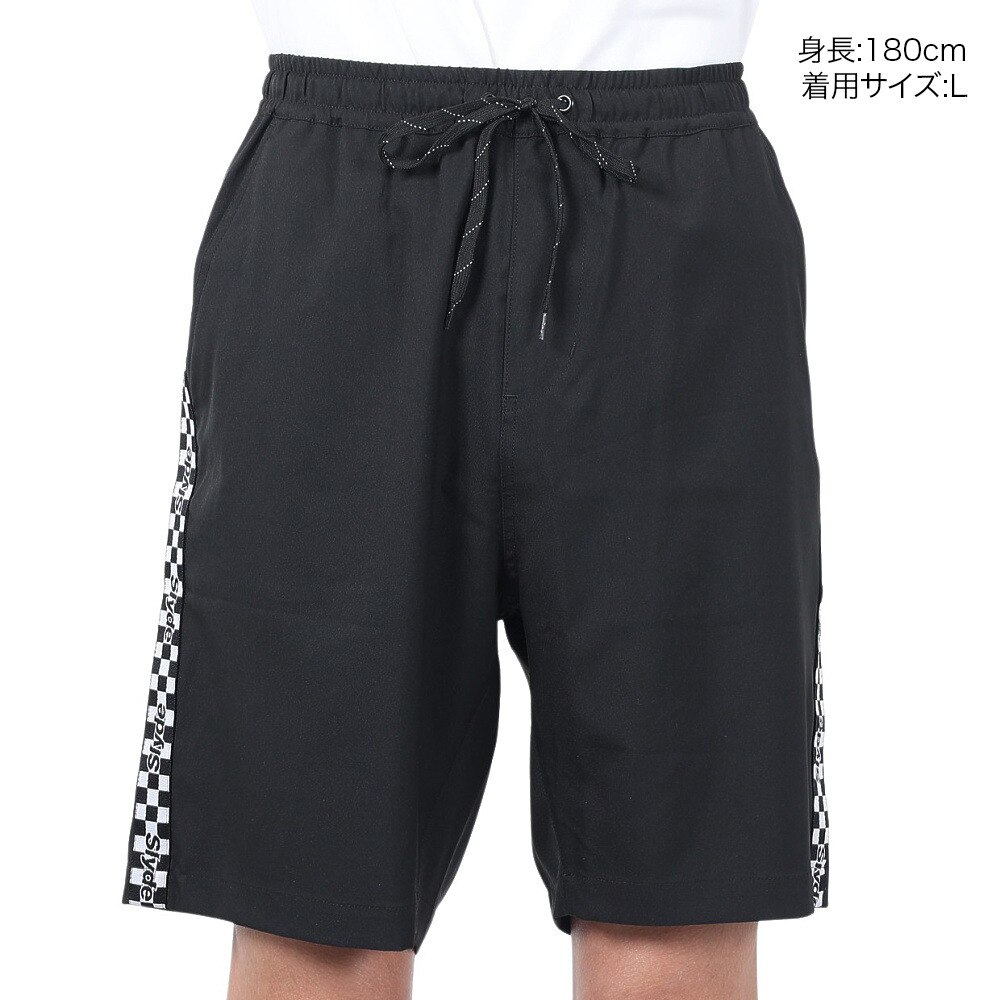 スライド（SLYDE）（メンズ）ハーフパンツ メンズ LINE EASY SHORTS 22SS SLYM015-BLK