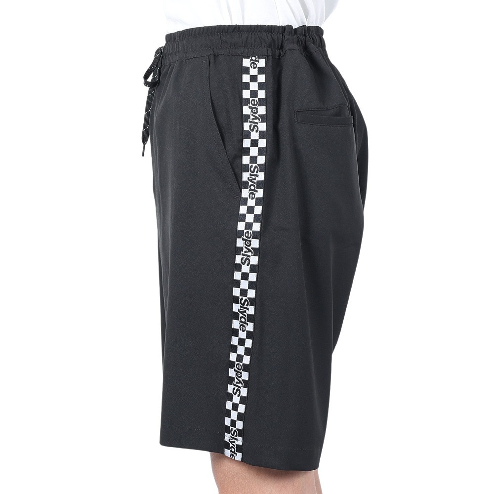 スライド（SLYDE）（メンズ）ハーフパンツ メンズ LINE EASY SHORTS 22SS SLYM015-BLK