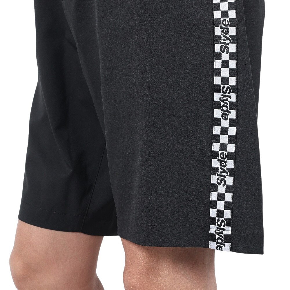 スライド（SLYDE）（メンズ）ハーフパンツ メンズ LINE EASY SHORTS 22SS SLYM015-BLK