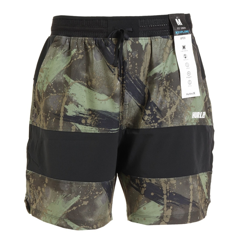 Hurley 水陸両用 ショートパンツ カモ柄