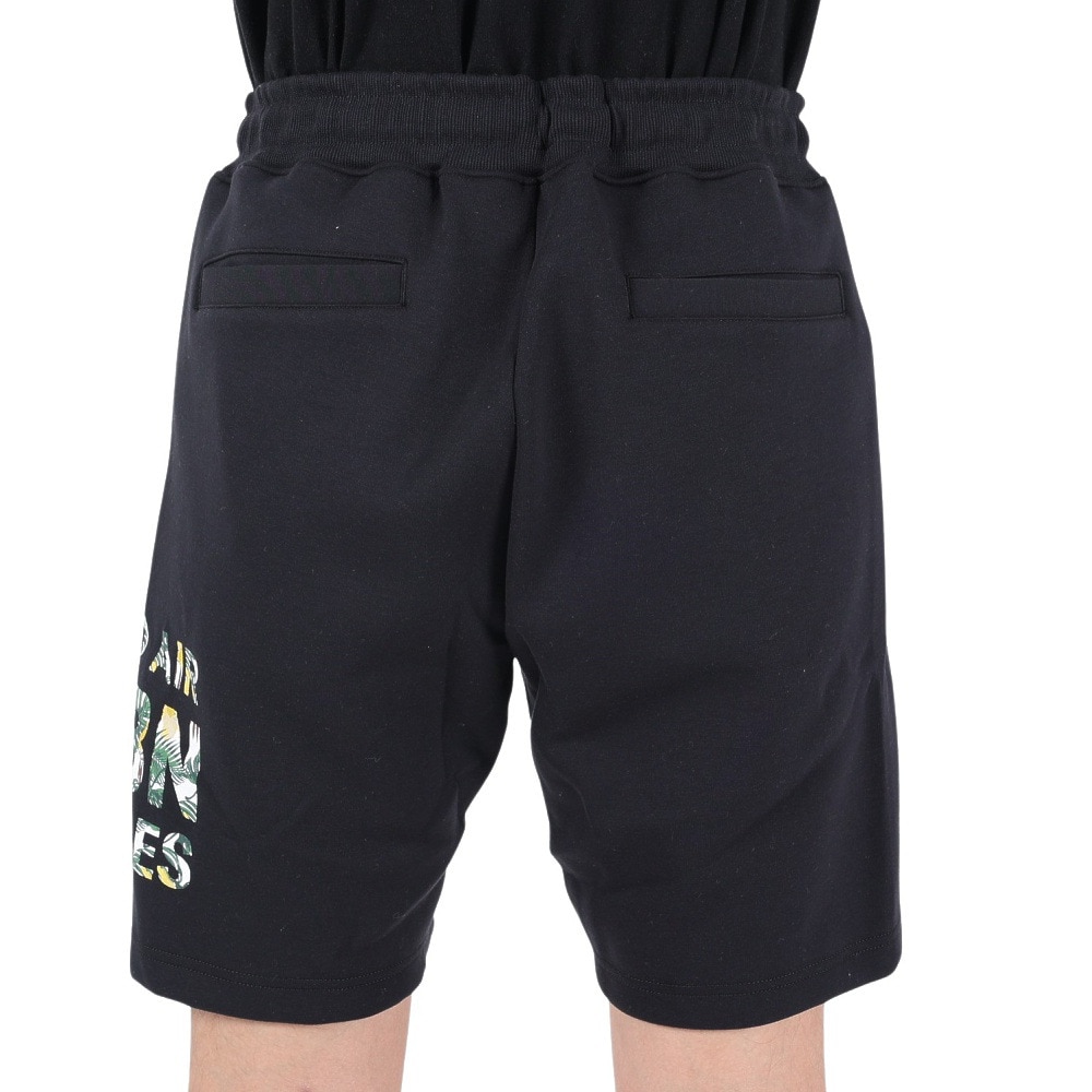 エアボーン（ARBN）（メンズ）ハーフパンツ メンズ スウェット AB2023SSM-APP011BLK