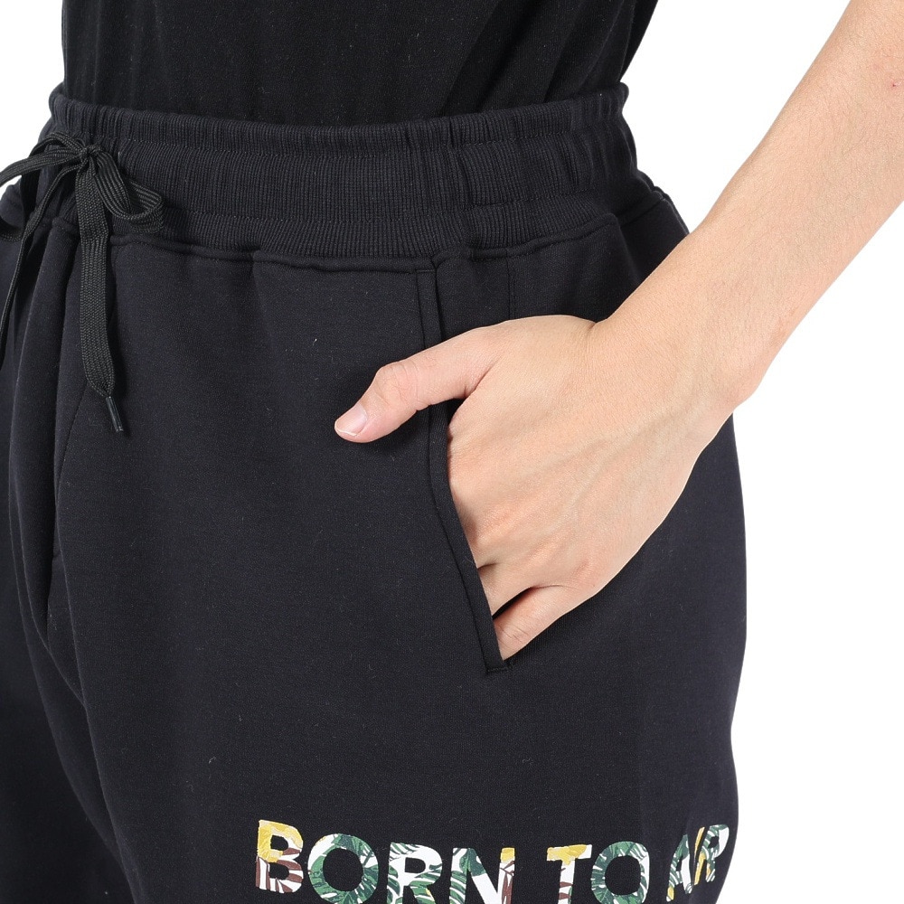エアボーン（ARBN）（メンズ）ハーフパンツ メンズ スウェット AB2023SSM-APP011BLK