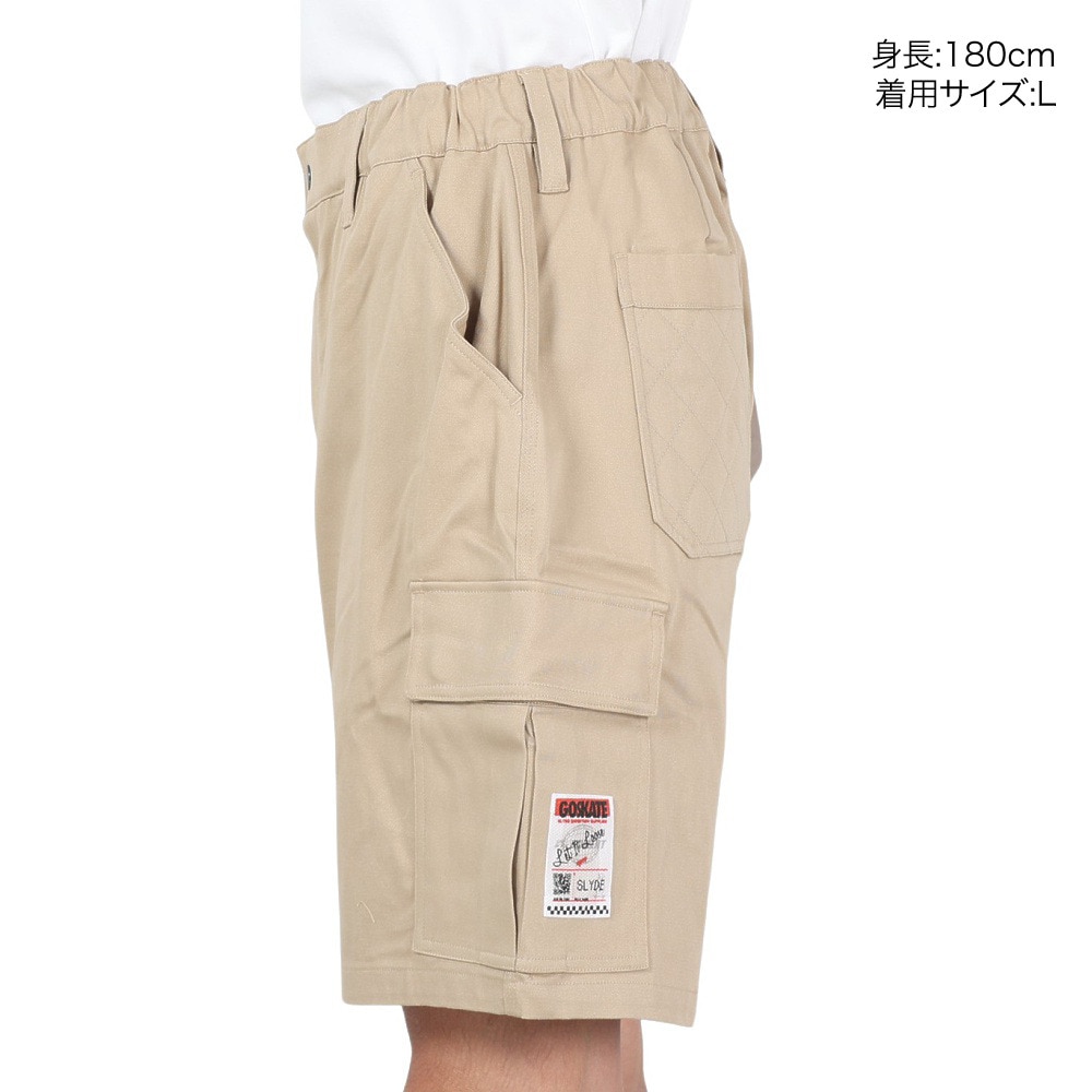 スライド（SLYDE）（メンズ）ショートパンツ メンズ SKATERS SL2023SSM-APP008BEG
