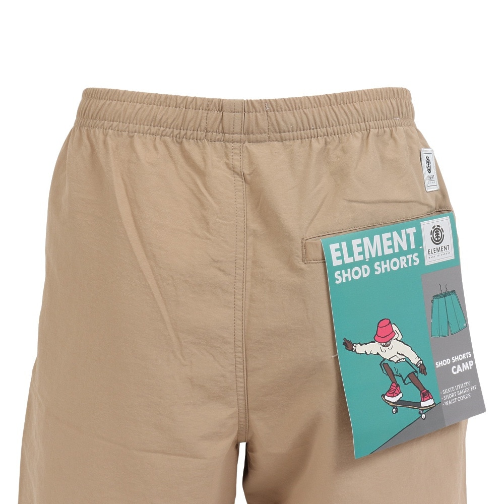 エレメント（ELEMENT）（メンズ）SHOD CAMP SHORTS ウォークパンツ ショートパンツ BE02A613 BEG