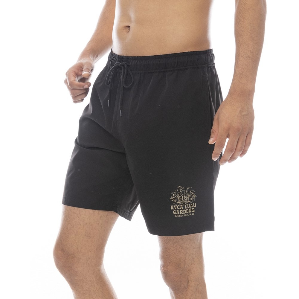 ルーカ（RVCA）（メンズ）LUAU GARDEN ボードショーツ BF041534 BLK