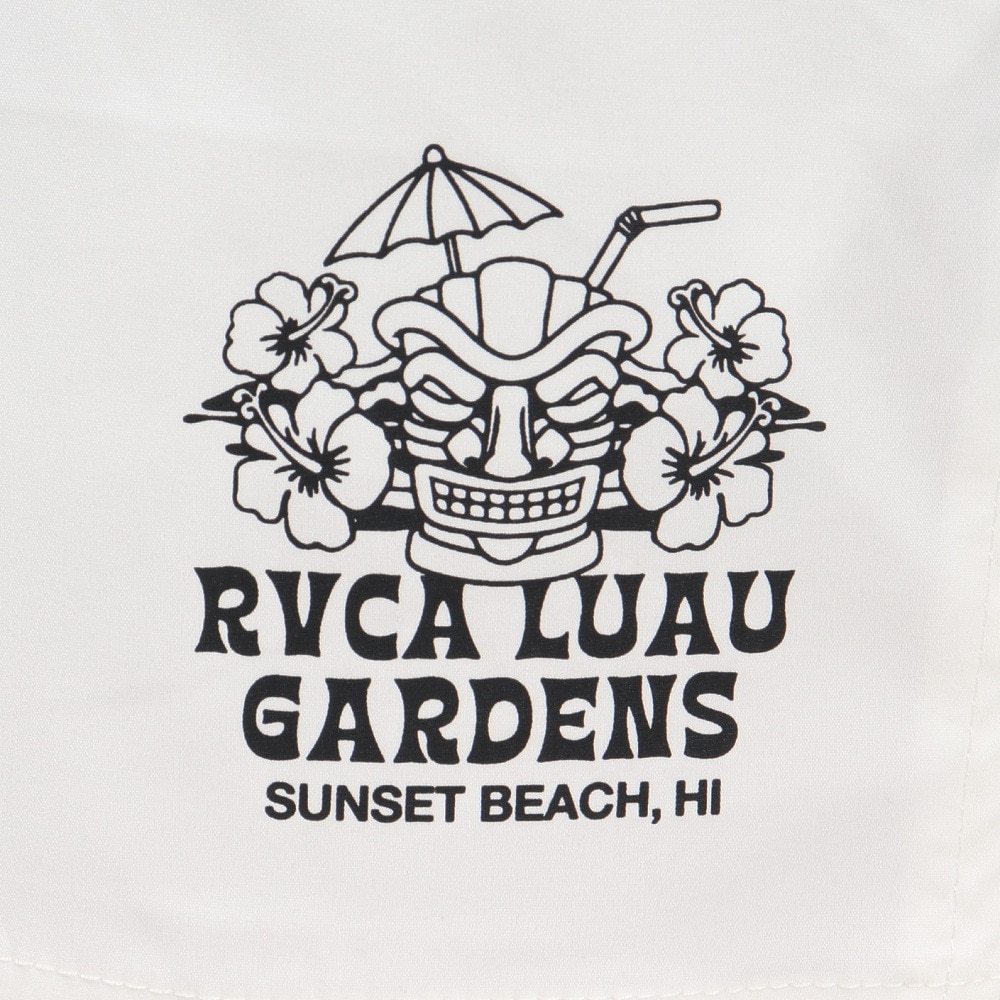 ルーカ（RVCA）（メンズ）LUAU GARDEN BS ボードショーツ BF041534 WHT