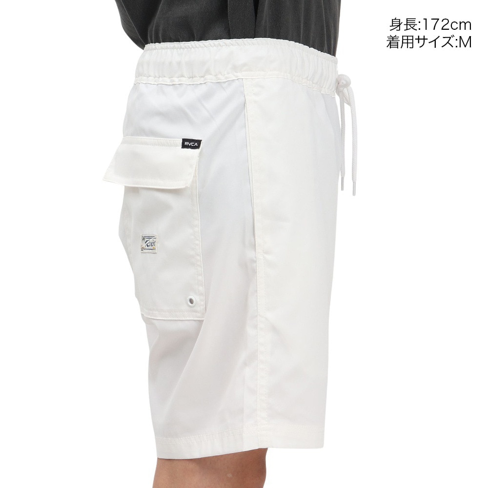 ルーカ（RVCA）（メンズ）LUAU GARDEN BS ボードショーツ BF041534 WHT