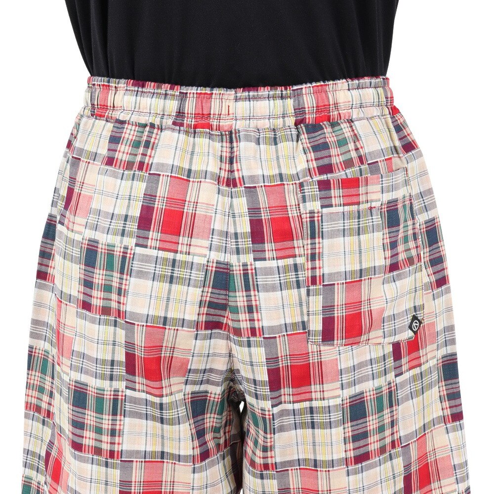 エアボーン（ARBN）（メンズ）PATCHWORK ショートパンツ AB2025SSM-APP401RED