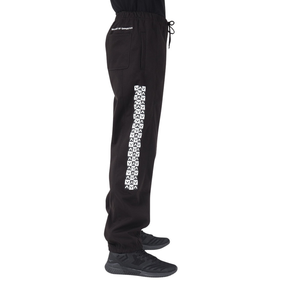 ルーカ（RVCA）（メンズ）CHECKER SWEAT PANTS スウェットパンツ BD042747 BLK
