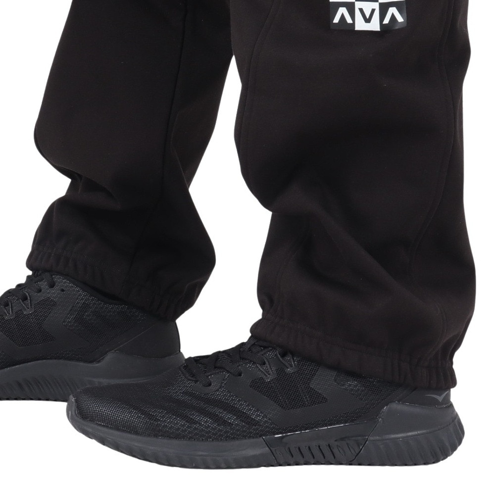 ルーカ（RVCA）（メンズ）CHECKER SWEAT PANTS スウェットパンツ BD042747 BLK