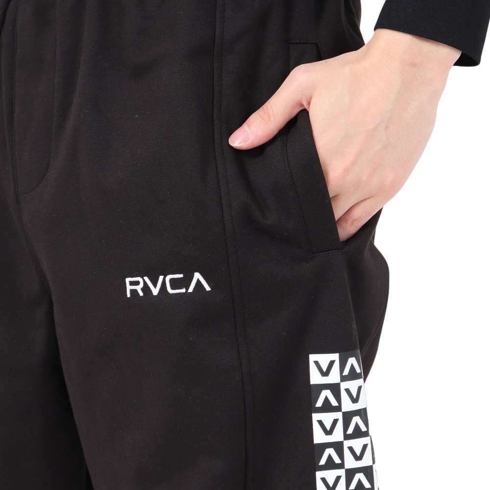 ルーカ（RVCA）（メンズ）CHECKER SWEAT PANTS スウェットパンツ BD042747 BLK