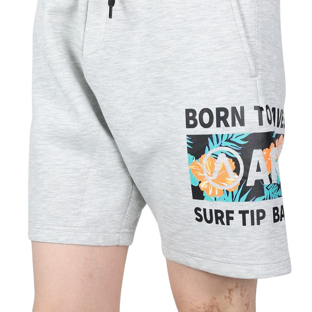 エアボーン（ARBN）（メンズ）SWEAT ハーフ パンツ AB24SSM-APP0411-LGRY