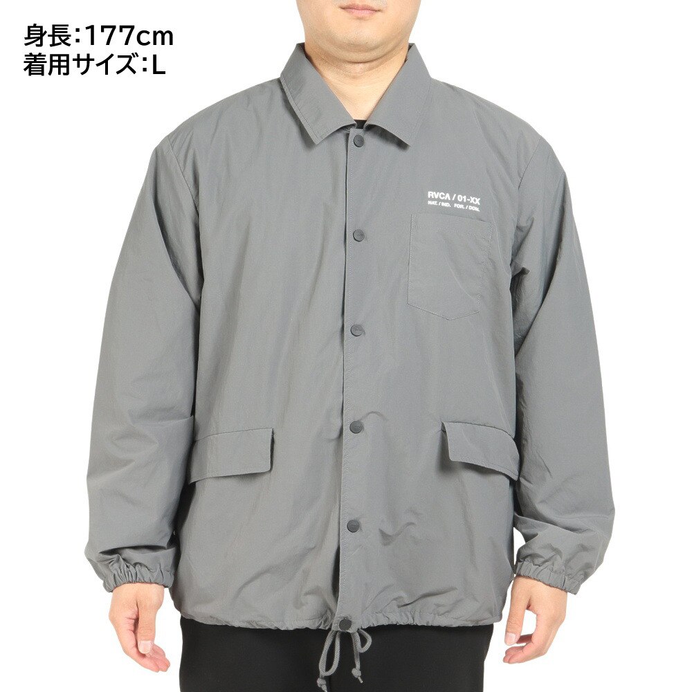 【最終価格】RVCA  コーチジャケット　Lサイズ