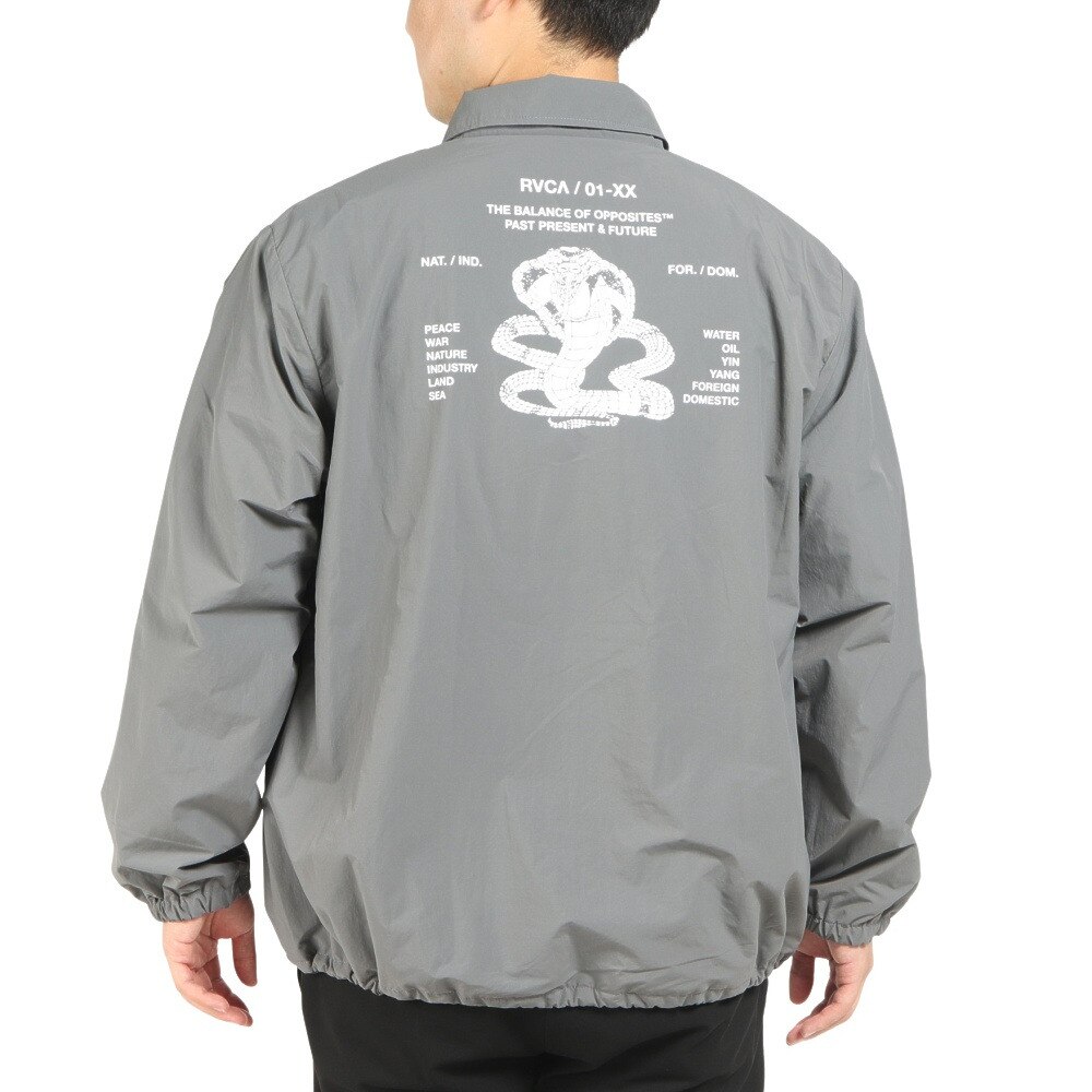 楽天市場】ルーカ RVCA ジャケット メンズ セリグラフ コーチジャケット ( RVCA Serigraph Coaches JKT  ビッグシルエット オーバーサイズ ナイロンジャケット JACKET JAKET アウター ジャンパー・ブルゾン メンズ 男性用 AJ042-763 )  : ice field（アイスフィールド）