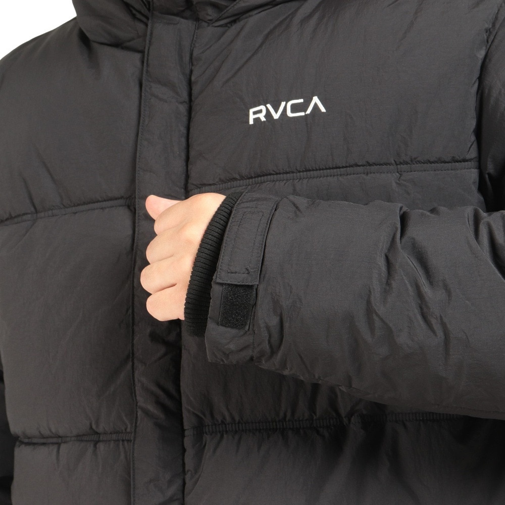 ルーカ（RVCA）（メンズ）VISOR HOODED PUFFER JACKETジャケット BC042776 BLK アウター コート 冬 あったか