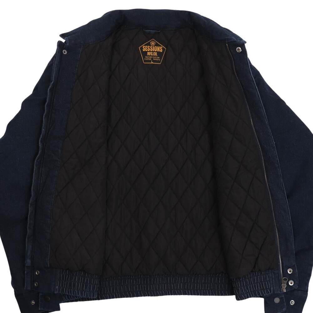 SESSIONS（メンズ）DENIM BOMBER ジャケット 227185 IBLU アウター コート 冬 あったか