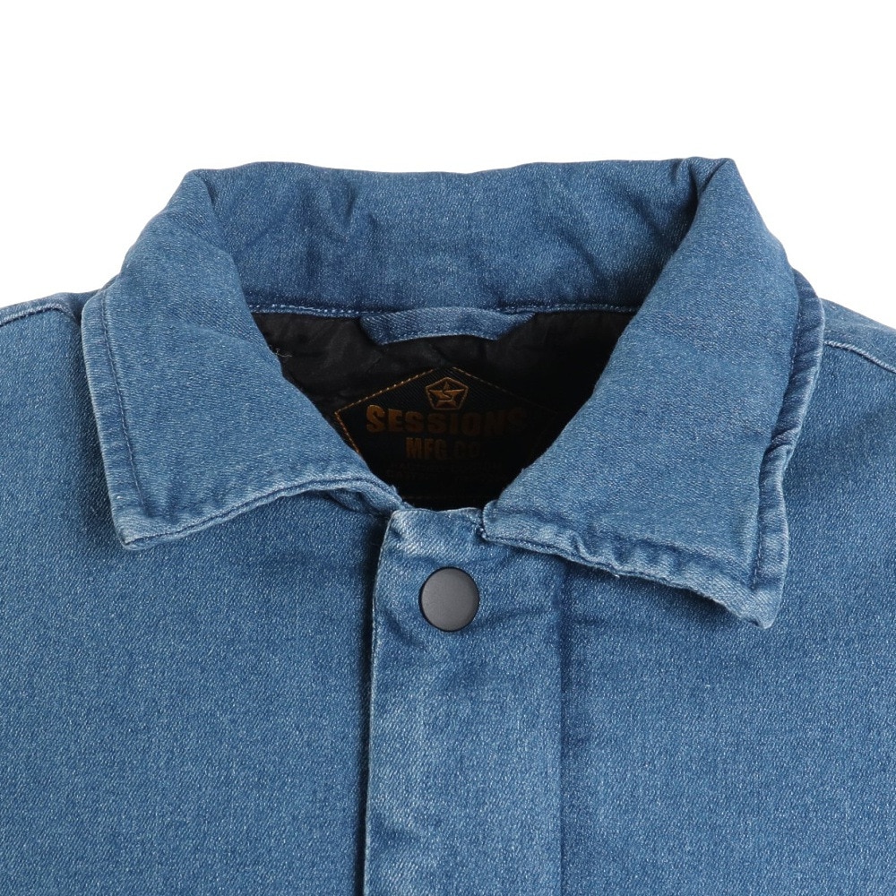 SESSIONS（メンズ）DENIM BOMBER ジャケット 227185 LBLU アウター コート 冬 あったか