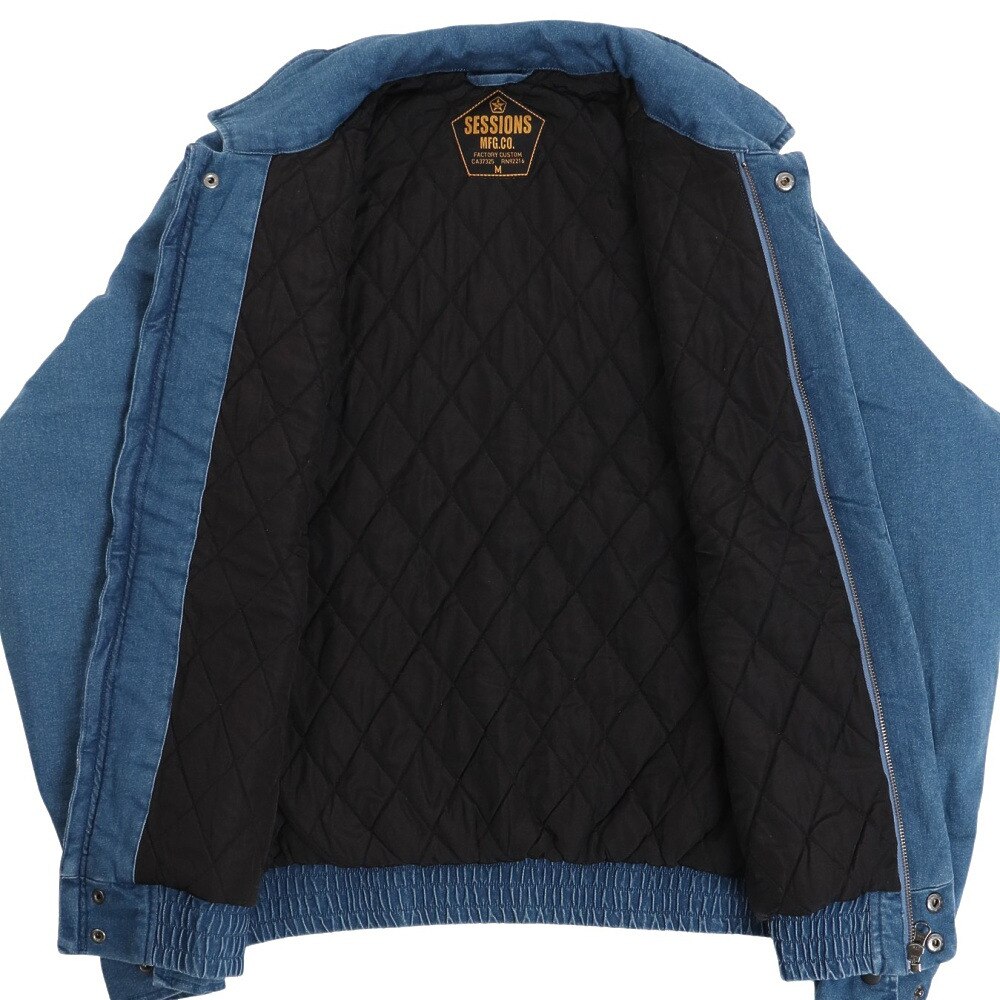 SESSIONS（メンズ）DENIM BOMBER ジャケット 227185 LBLU アウター コート 冬 あったか