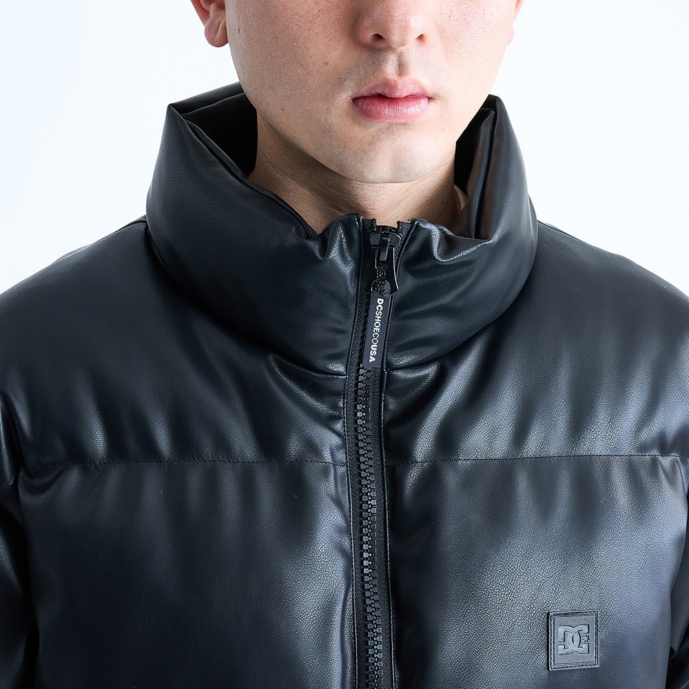 ディーシーシューズ（DC SHOES）（メンズ）フェイクレザー パデッド ジャケット 24FWDJK244056BLK