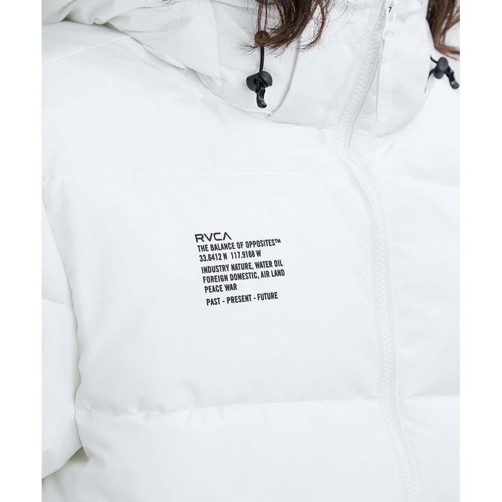 ルーカ（RVCA）（メンズ、レディース）バックプリント パファー ジャケット BF042760 ANW
