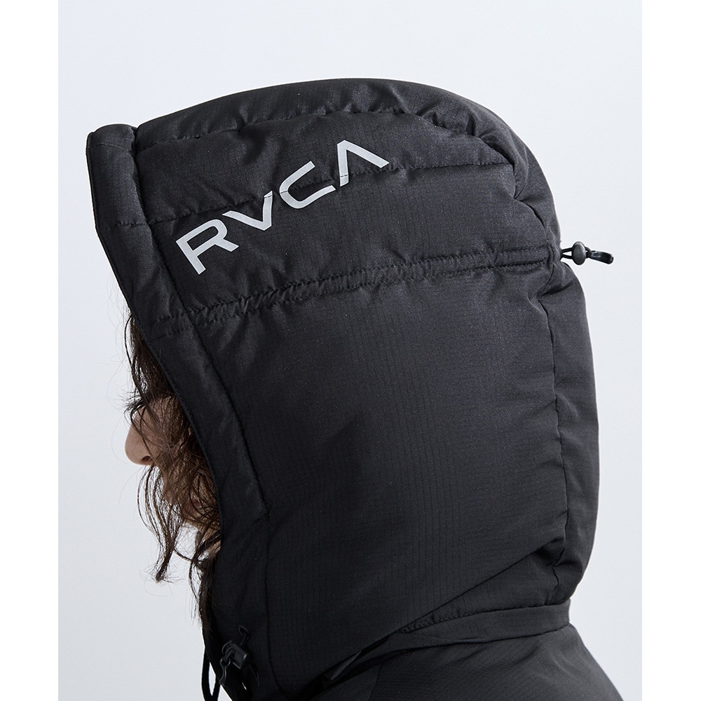 ルーカ（RVCA）（メンズ、レディース）バックプリント パファー ジャケット BF042760 BLK