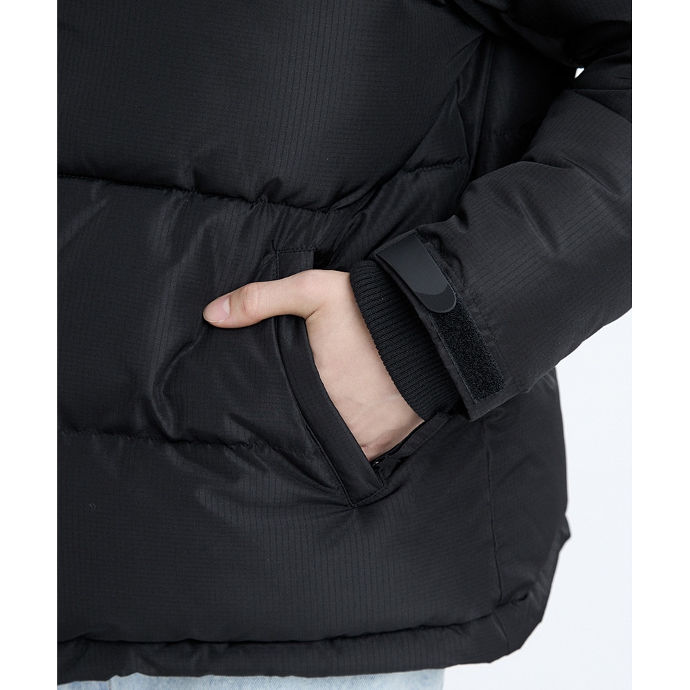 ルーカ（RVCA）（メンズ、レディース）バックプリント パファー ジャケット BF042760 BLK