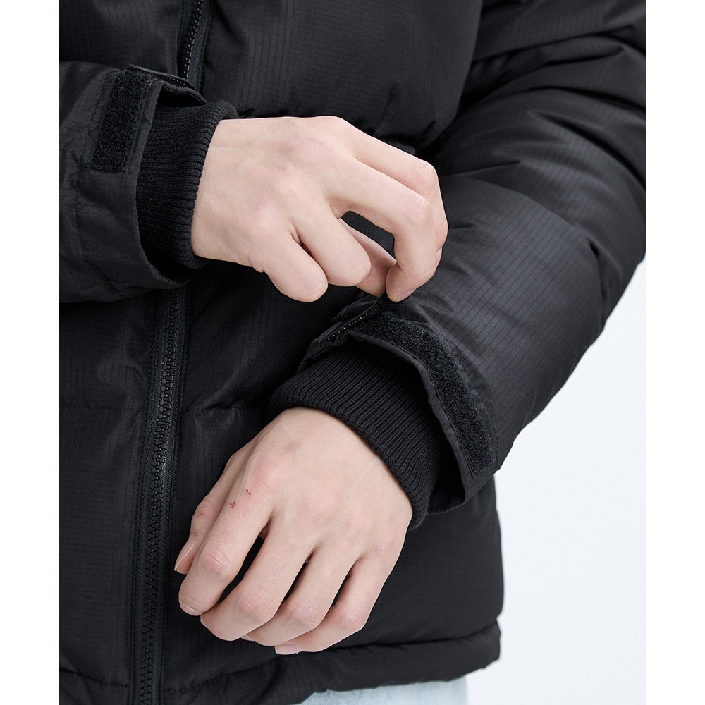 ルーカ（RVCA）（メンズ、レディース）バックプリント パファー ジャケット BF042760 BLK