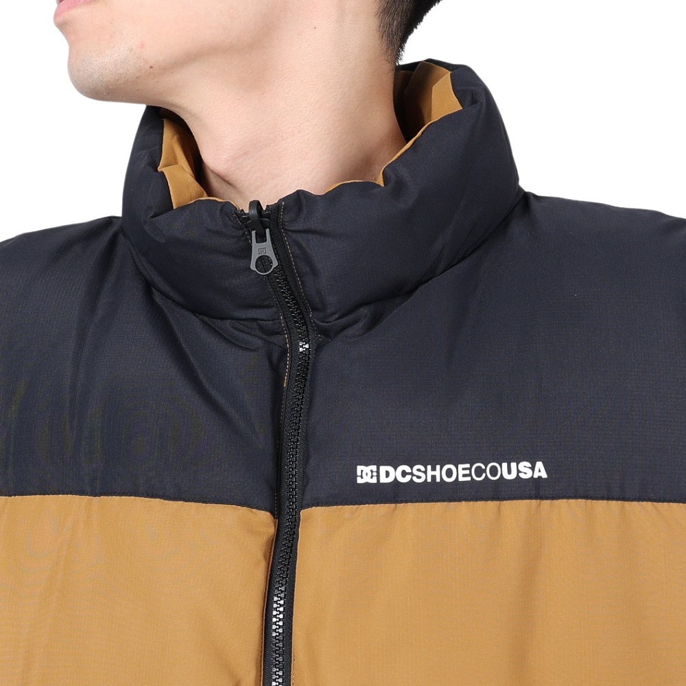 ディーシーシューズ（DC SHOES）（メンズ）リバーシブル PADDED ベスト 23FWDJK234082YBEG
