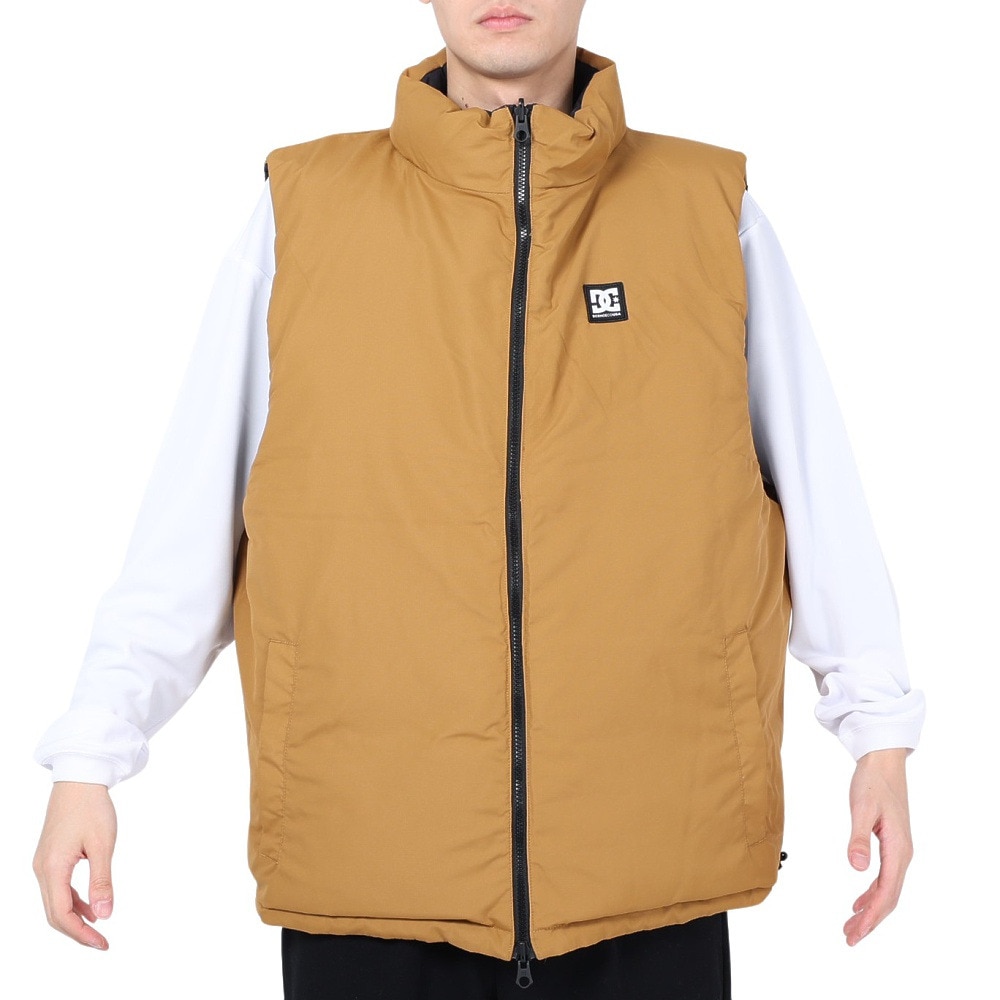 ディーシーシューズ（DC SHOES）（メンズ）リバーシブル PADDED ベスト 23FWDJK234082YBEG