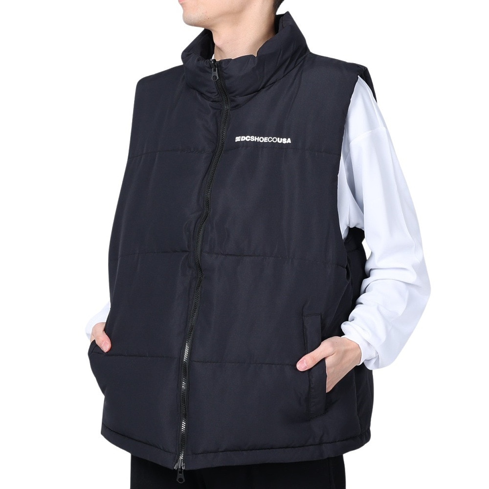 ディーシーシューズ（DC SHOES）（メンズ）リバーシブル PADDED ベスト 23FWDJK234082YBLK