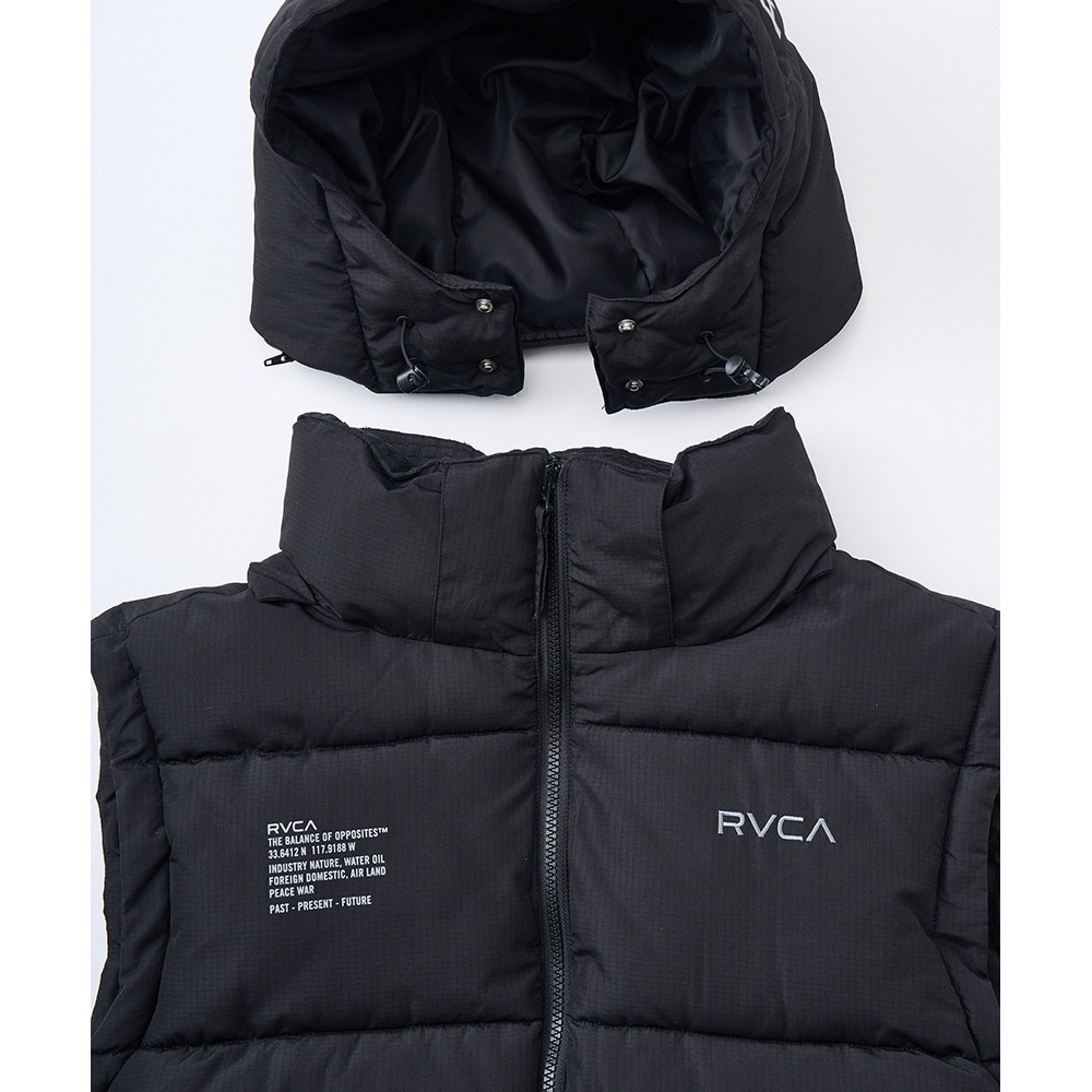 ルーカ（RVCA）（メンズ、レディース）パファー ベスト BF042762 BLK
