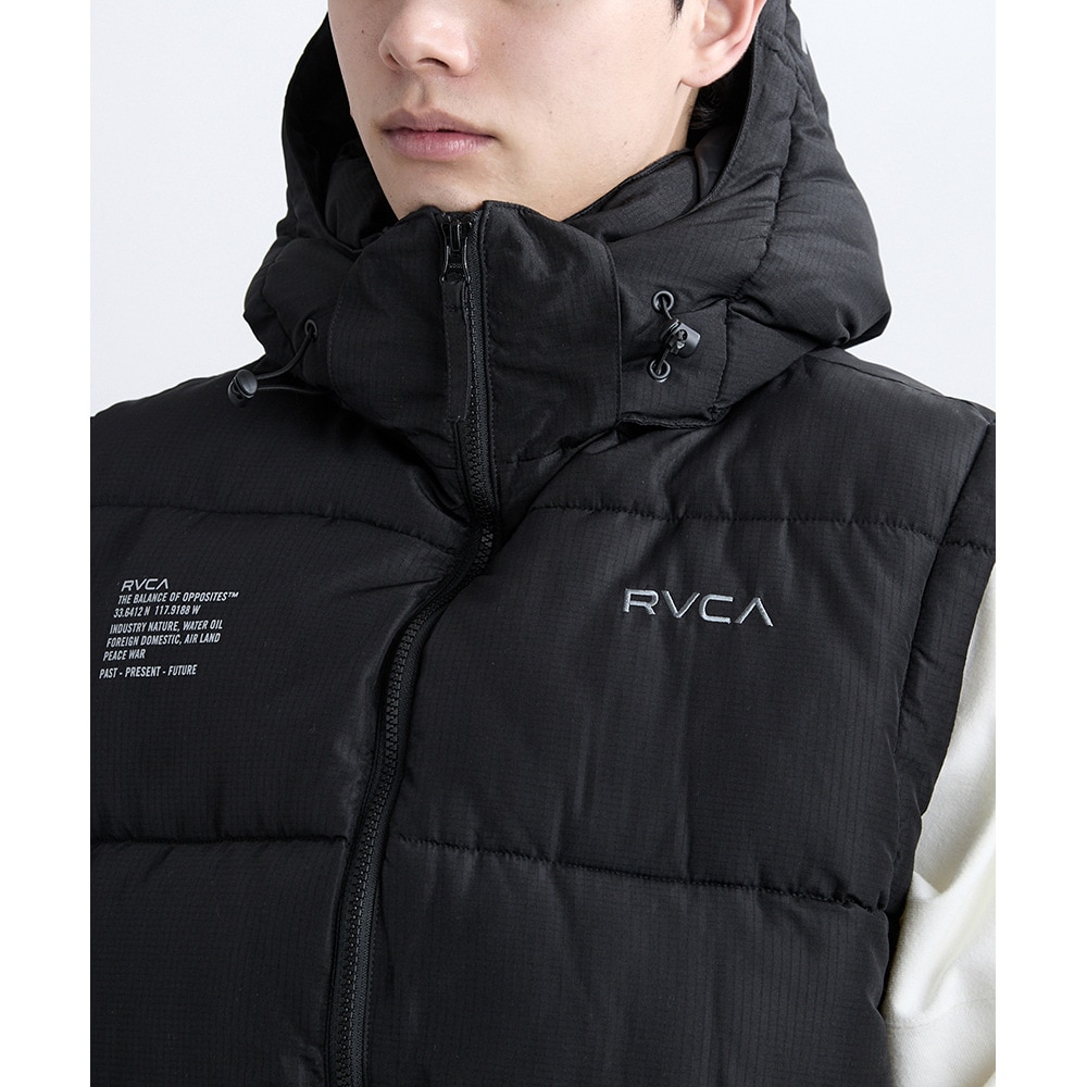 ルーカ（RVCA）（メンズ、レディース）パファー ベスト BF042762 BLK
