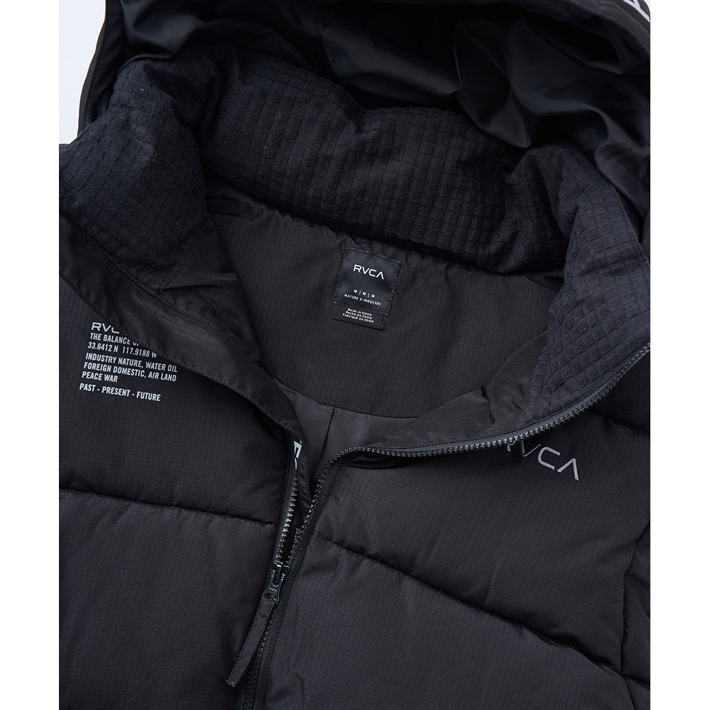 ルーカ（RVCA）（メンズ、レディース）パファー ベスト BF042762 BLK
