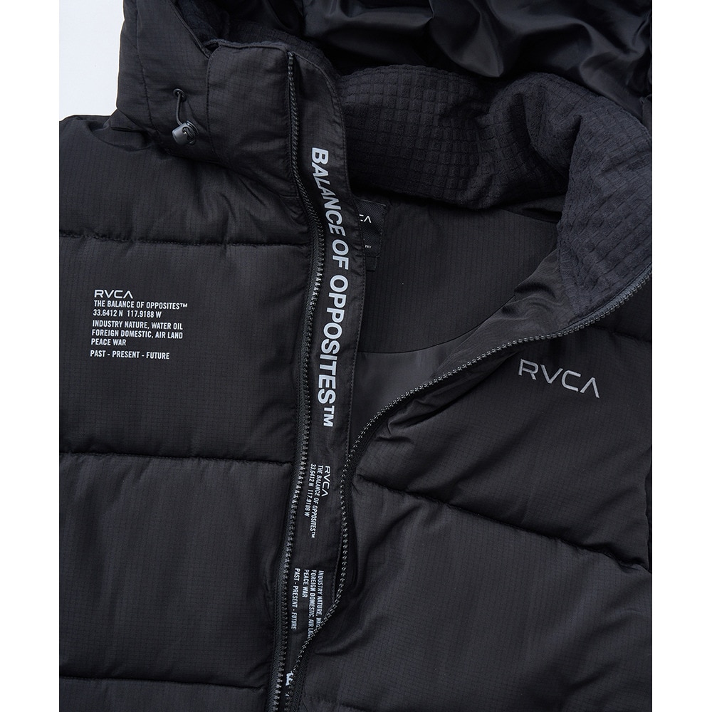 ルーカ（RVCA）（メンズ、レディース）パファー ベスト BF042762 BLK