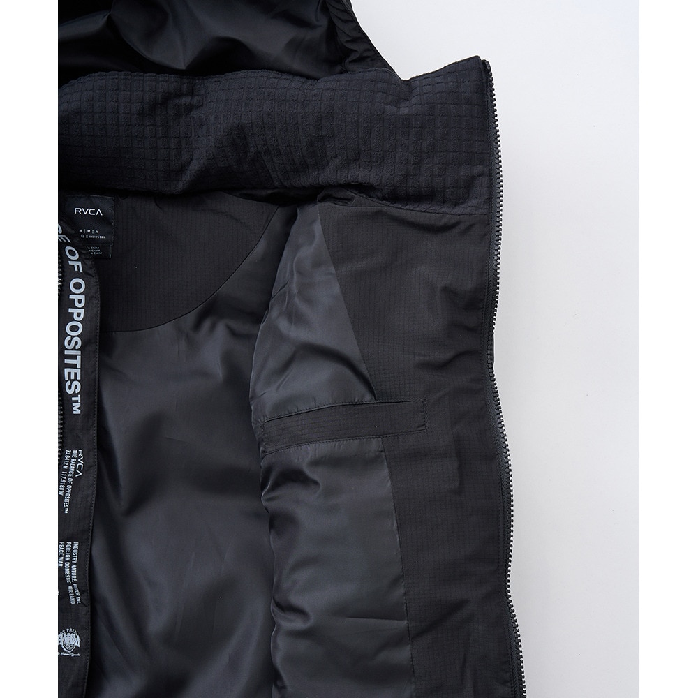 ルーカ（RVCA）（メンズ、レディース）パファー ベスト BF042762 BLK