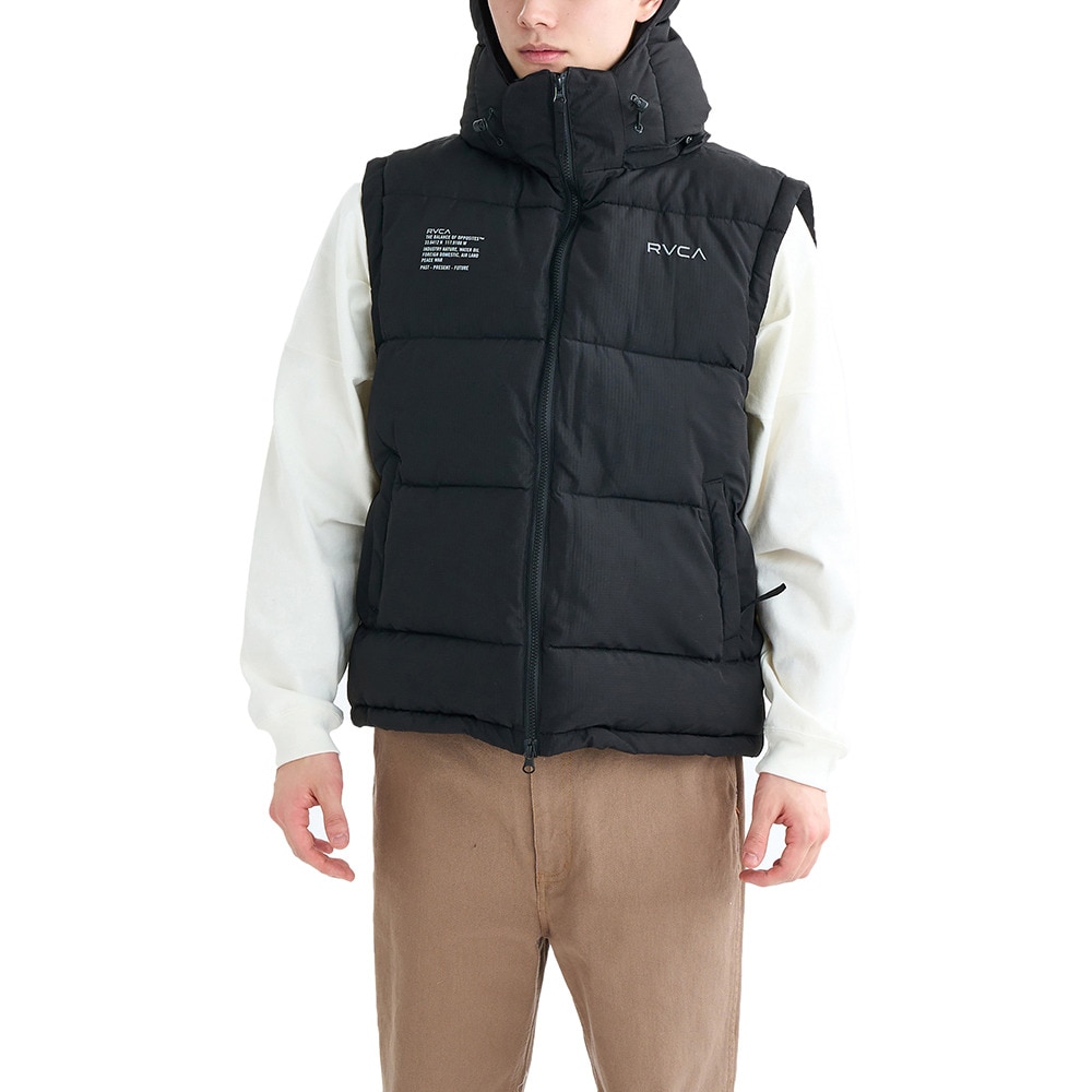 ルーカ（RVCA）（メンズ、レディース）パファー ベスト BF042762 BLK