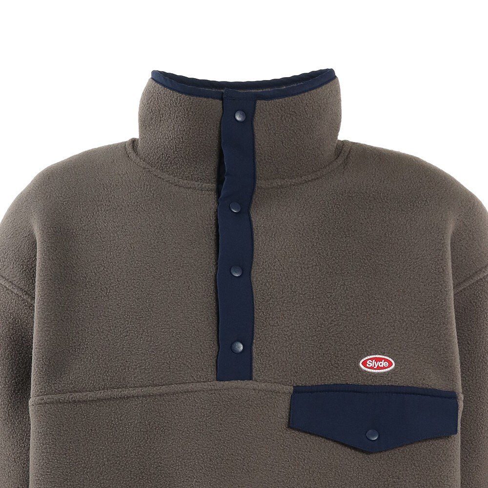 スライド（SLYDE）（メンズ）ボア プルオーバー ジャケット sl2021aw008-GRY
