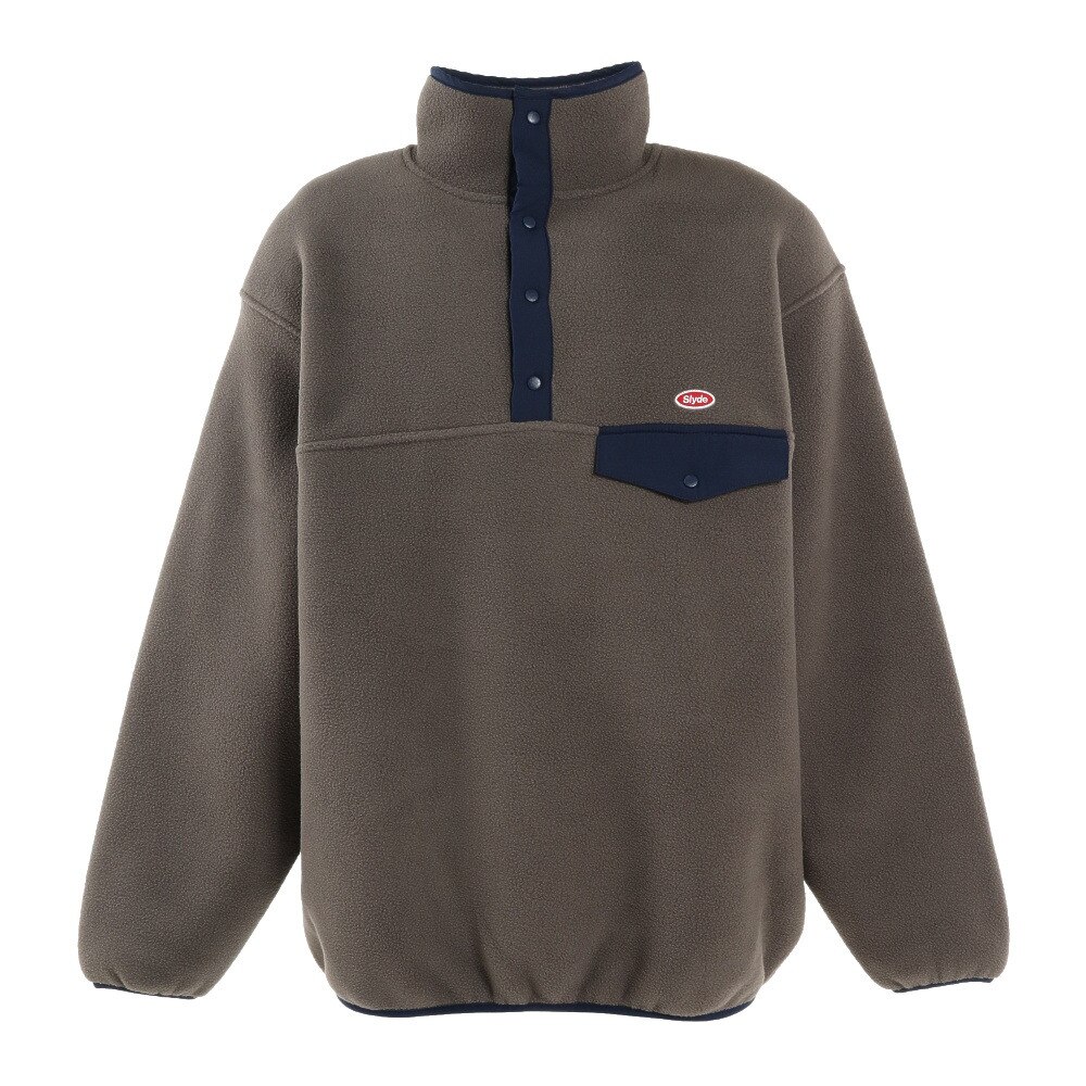 スライド（SLYDE）（メンズ）ボア プルオーバー ジャケット sl2021aw008-GRY