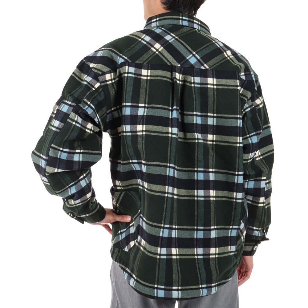 SLYDE（SLYDE）（メンズ）FLANNEL SHIRT JACKET sl2021aw022-GRN アウター コート 冬 あったか