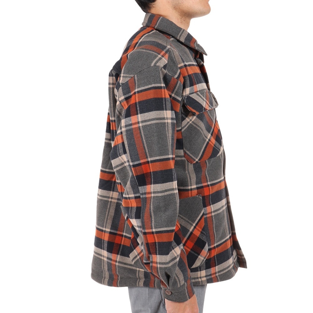 SLYDE（SLYDE）（メンズ）FLANNEL SHIRT JACKET sl2021aw022-ORG アウター コート 冬 あったか