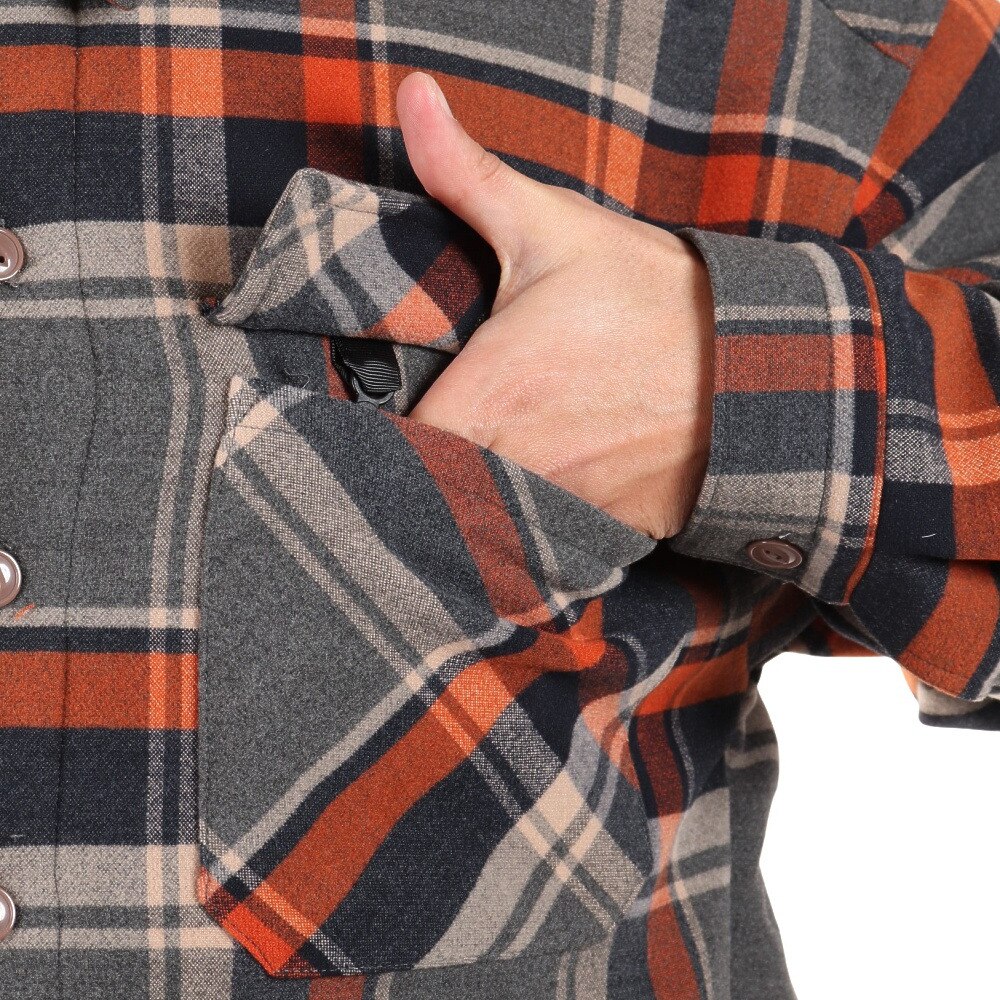SLYDE（SLYDE）（メンズ）FLANNEL SHIRT JACKET sl2021aw022-ORG アウター コート 冬 あったか