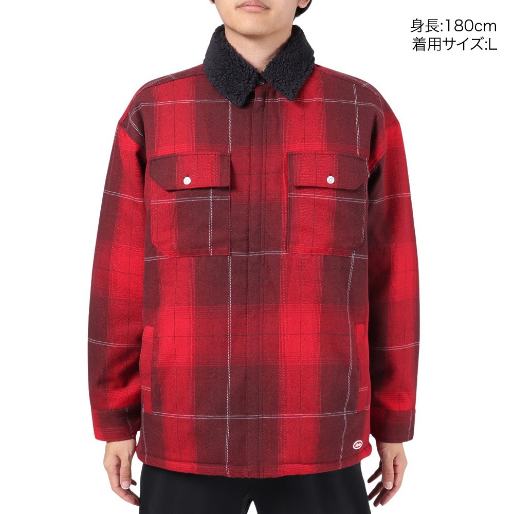 スライド（SLYDE）（メンズ）フランネルCPOジャケット SL23FWM-APP002RED