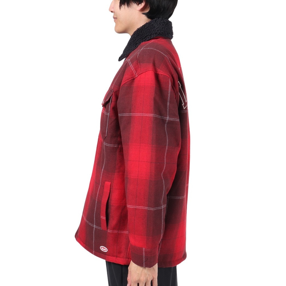 スライド（SLYDE）（メンズ）フランネルCPOジャケット SL23FWM-APP002RED