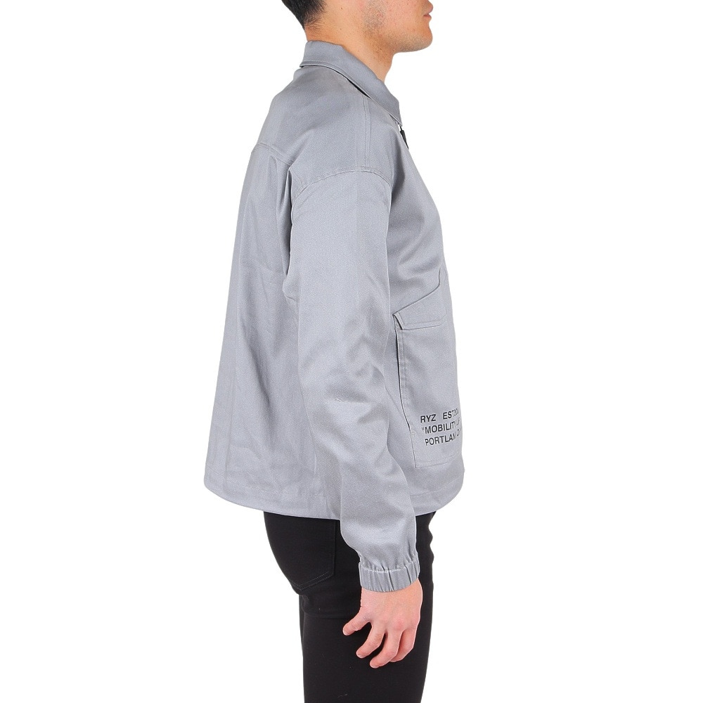 ライズ（RYZ）（メンズ）MFX D WORK 布帛ジャケット RZ10EG24SS0007 GRY